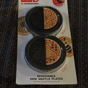 DAsh Multimaker Waffle Plates - Bee and sunflower